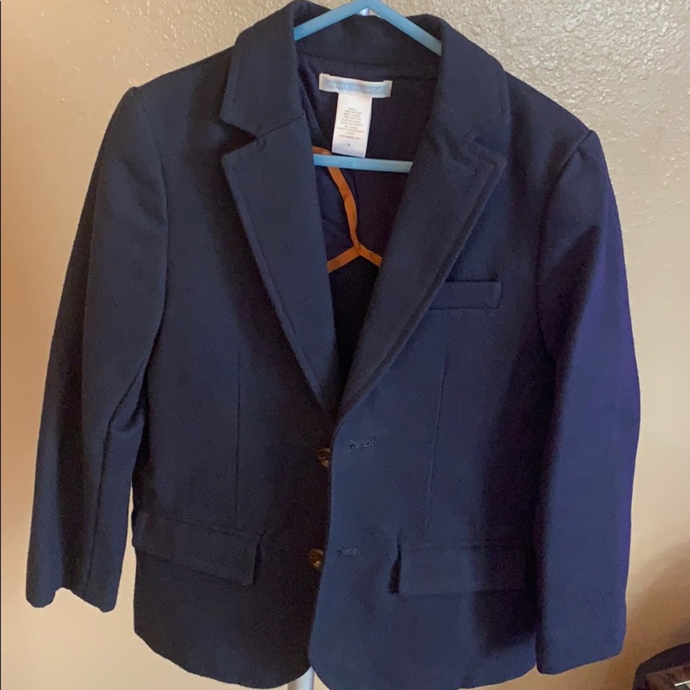 Boys cotton and linen sport coat